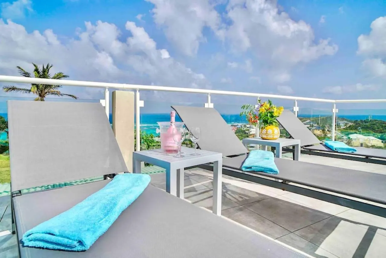 Villa V4 Magical View Of The Ocean And Saint Barth à Oyster Pond 0*,  Saint-Martin