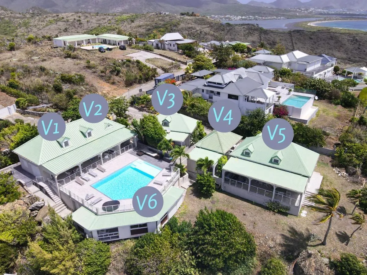 Hébergement de vacances Villa V4 Magical View Of The Ocean And Saint Barth à Oyster Pond